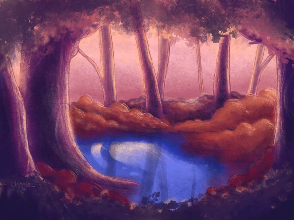 Autumn Digital Forest