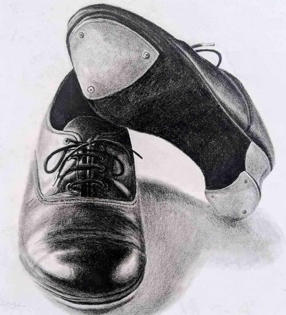 Charcoal Tap Shoes