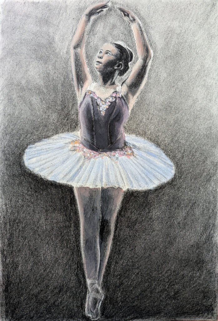Mixed Media Ballerina