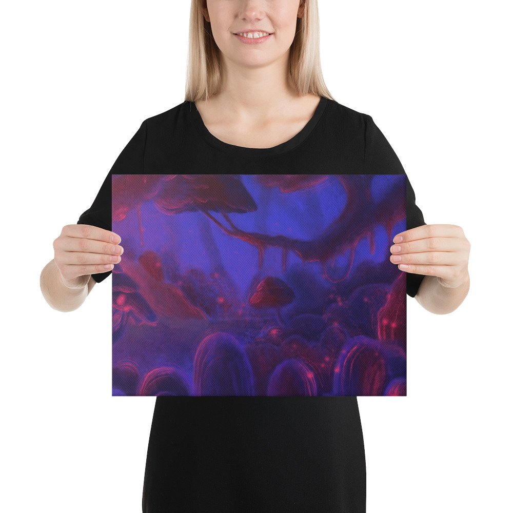 Digital Corrupted Forest Canvas (in) - Image 2