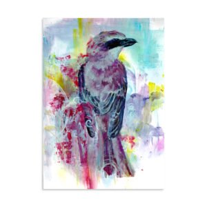 Mixed Media Shrike Poster (in)