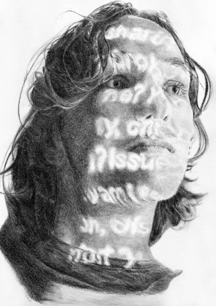 projected pencil portrait-2