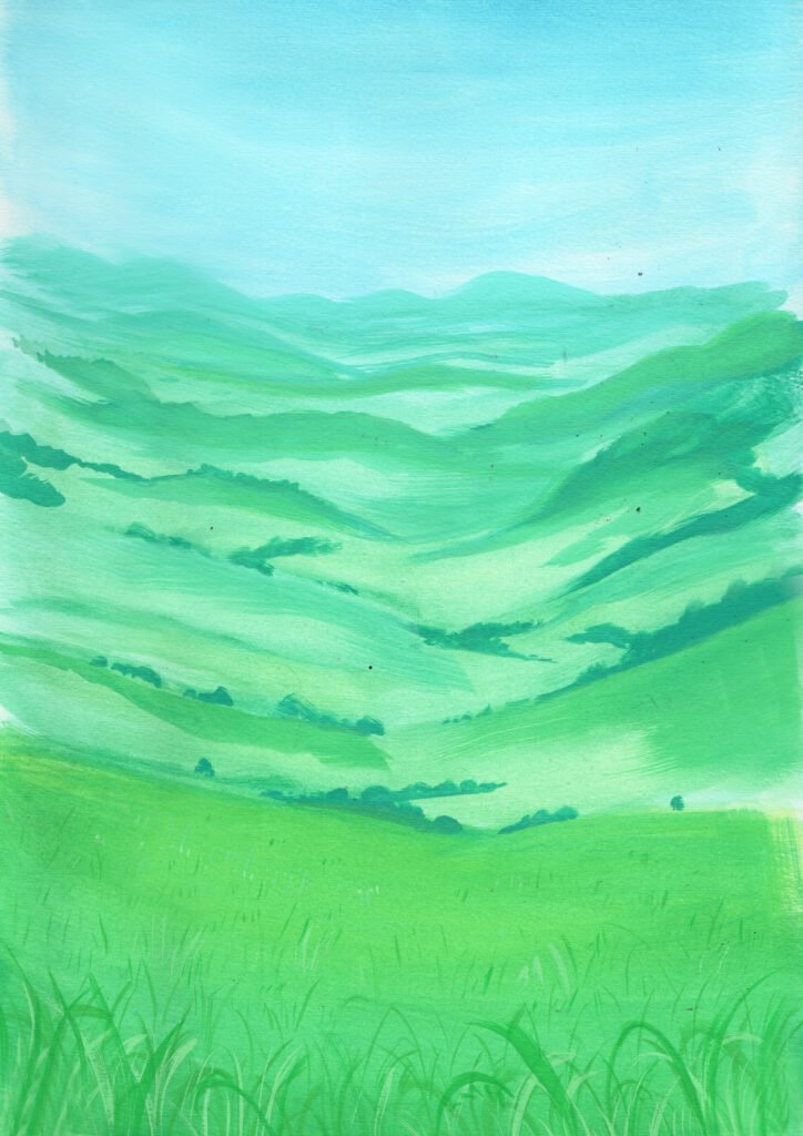 Gouache Valleys