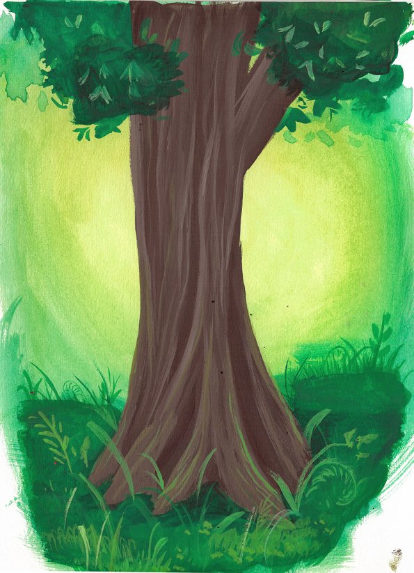 Gouache Tree