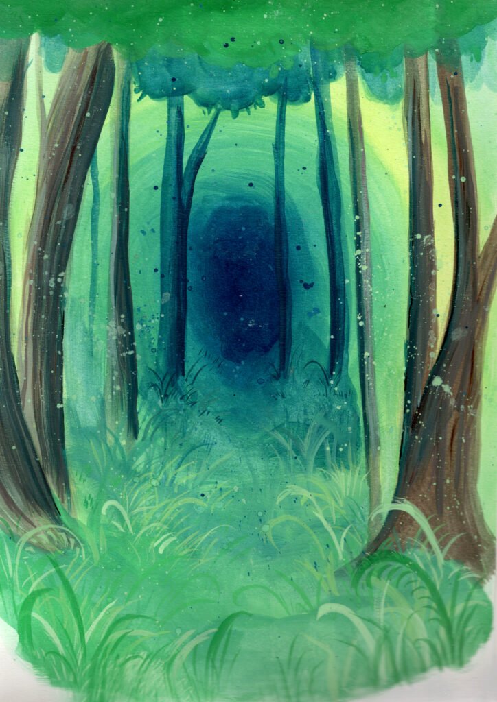Gouache Forest